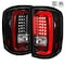 Spec-D Tuning 14-18 GMC Sierra LED Tail Lights Full Black Housing Clear Lens LT-SIE14JRLED-TM - alternate 1